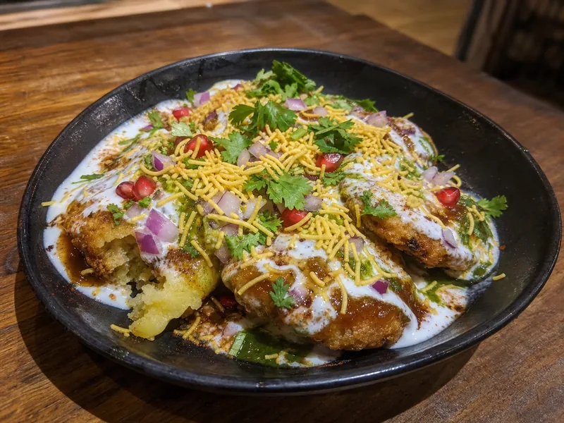 Danie Aloo Tikki Chaat