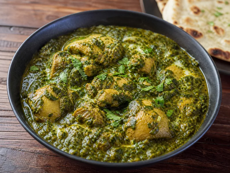 Danie Chicken Palak