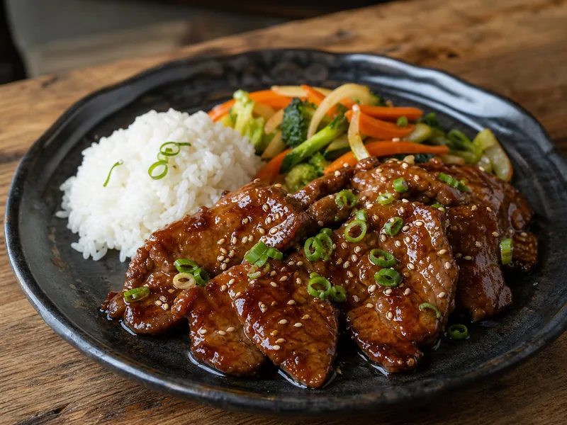 Danie Cielęcina teriyaki