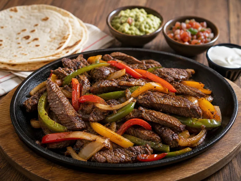Danie Fajita z wołowiną