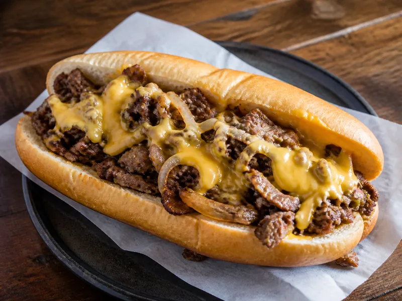Danie Philly cheesesteak
