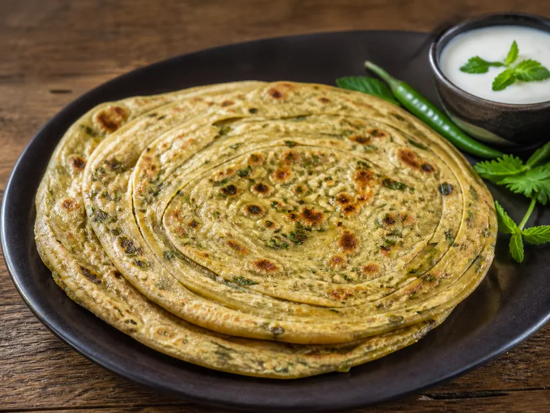Danie Pudina Paratha