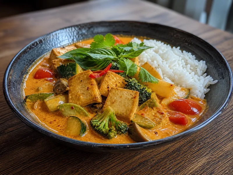 Danie Tajskie curry z tofu