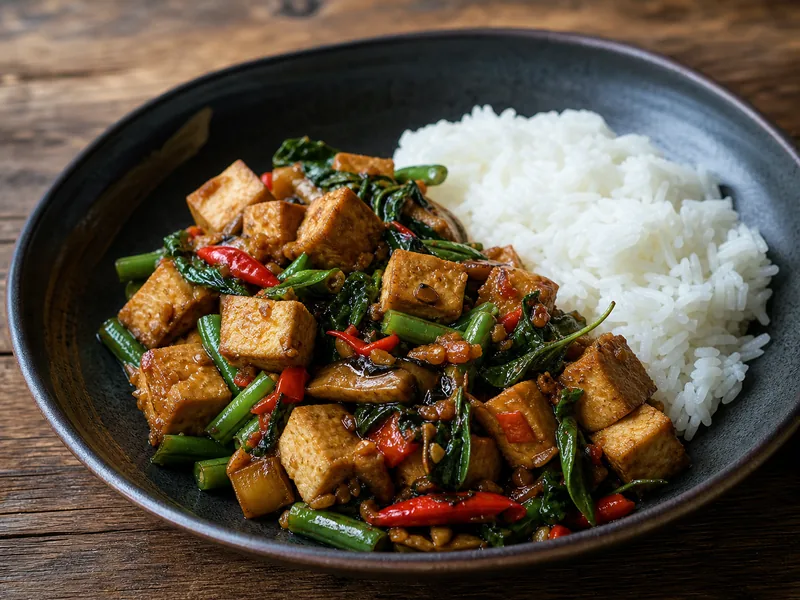Danie Tofu z bazylią