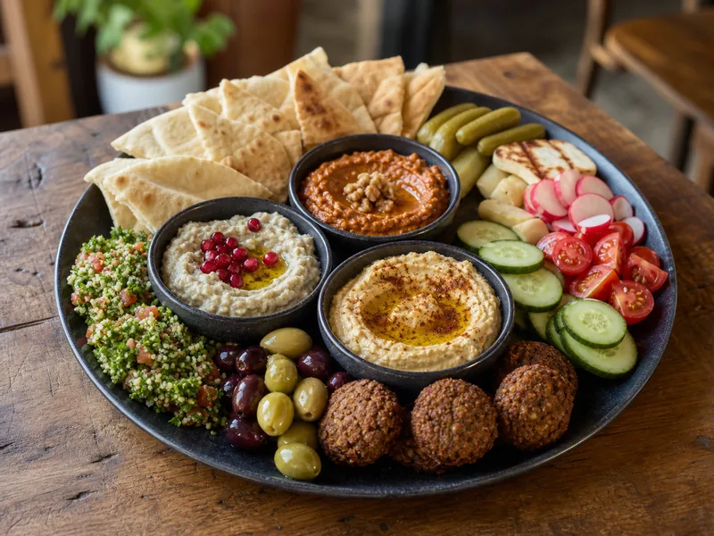 Danie Wegetariańskie Mezze